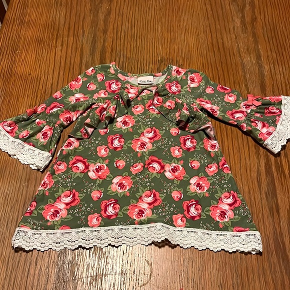 NWOT. Little Lass toddler long sleeve shirt. Size 5T - Picture 1 of 3